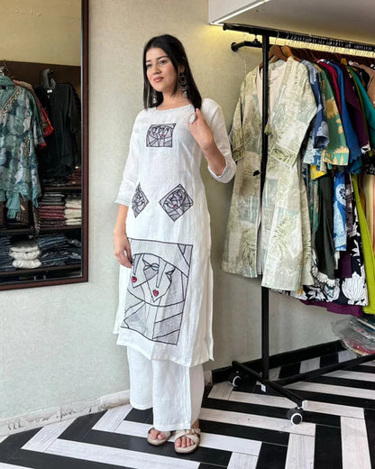 Cotton Kurta with Plazo (Copy)