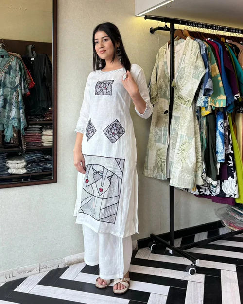 Cotton Kurta with Plazo (Copy)