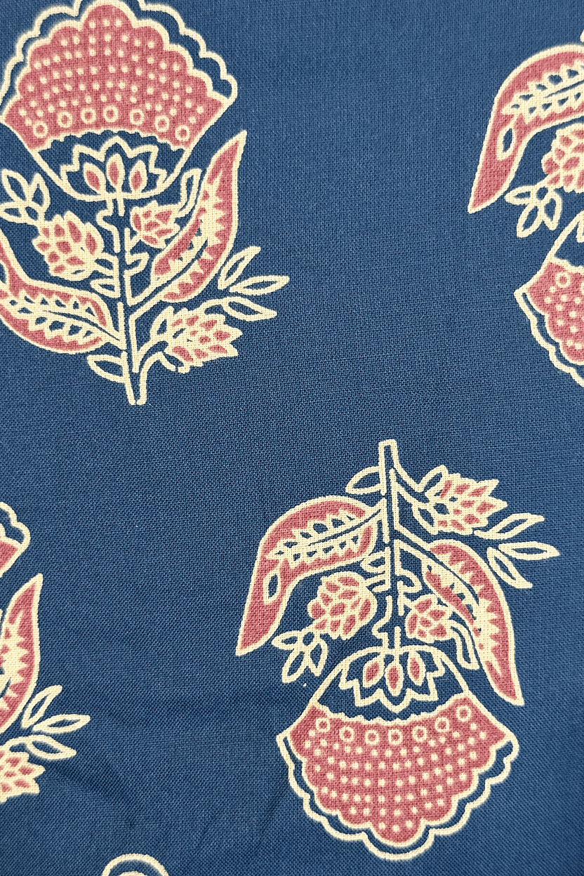 Backless Halter Square Neck Printed Kurti
